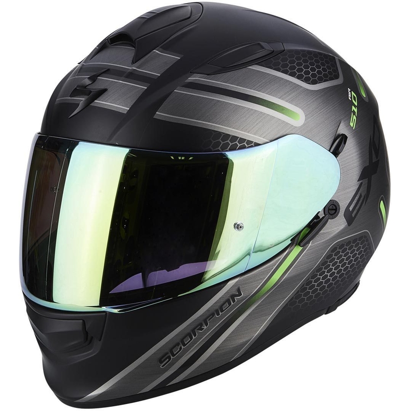 Integralna motociklistička kaciga Scorpion EXO-510 Air Route crna mat-zelena