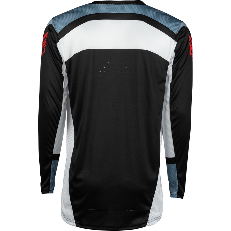 Motokrosový dres FLY Racing Lite 2024 černo-bílo-šedý