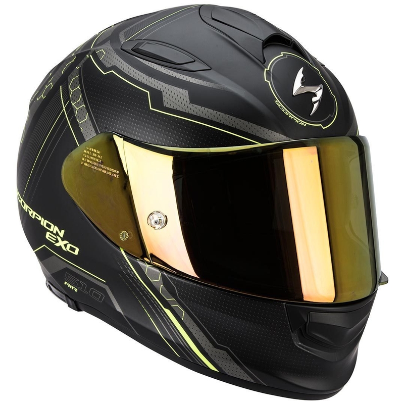Scorpion EXO-510 Air Sync integralna motociklistička kaciga crna mat-fluo žuta