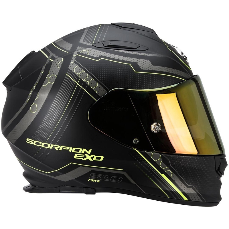 Scorpion EXO-510 Air Sync integralna motociklistička kaciga crna mat-fluo žuta