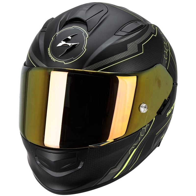 Scorpion EXO-510 Air Sync integralna motociklistička kaciga crna mat-fluo žuta