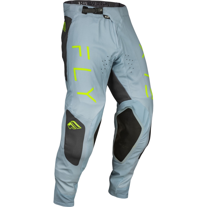 Motokrosové kalhoty FLY Racing Evolution DST 2024 šedo-černo-fluo zelené rasprodaja