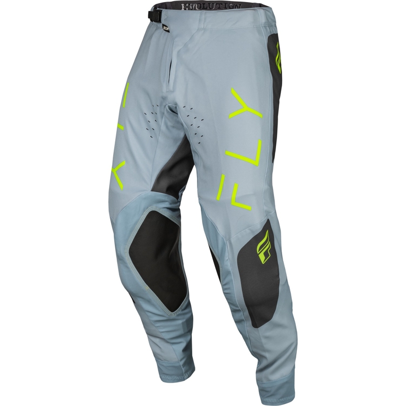 Motokrosové kalhoty FLY Racing Evolution DST 2024 šedo-černo-fluo zelené rasprodaja