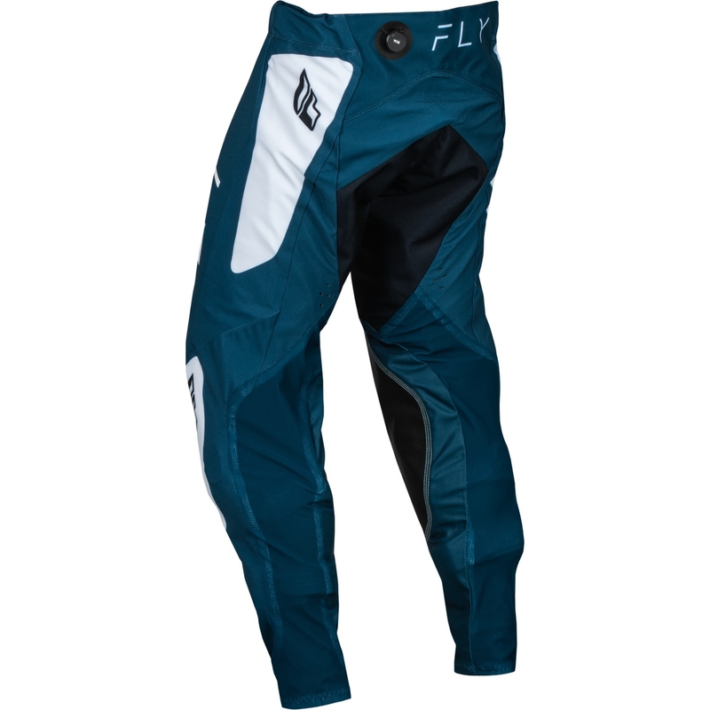 FLY Racing Evolution DST motokros hlače plavo-bijele