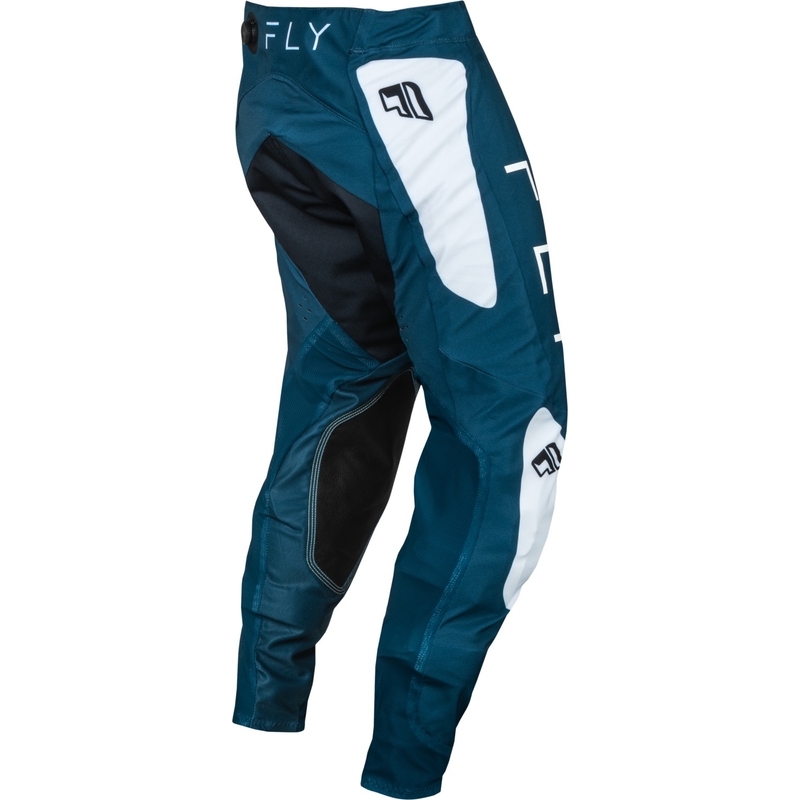 FLY Racing Evolution DST motokros hlače plavo-bijele