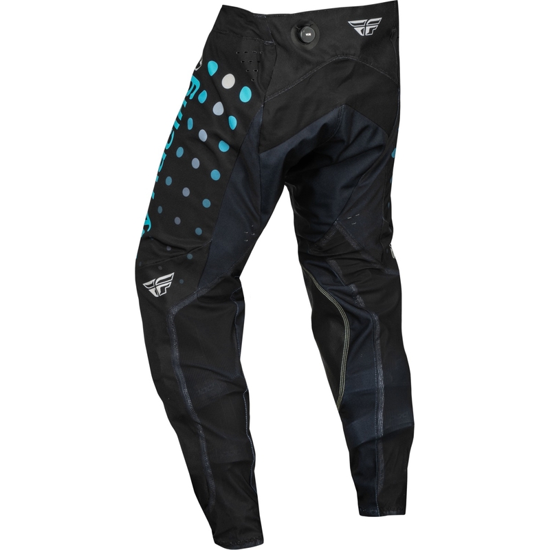 FLY Racing Evolution DST motokros hlače crno-plave
