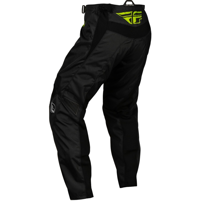 Dětské motokrosové kalhoty FLY Racing F-16 2024 černo-fluo zeleno-šedé rasprodaja