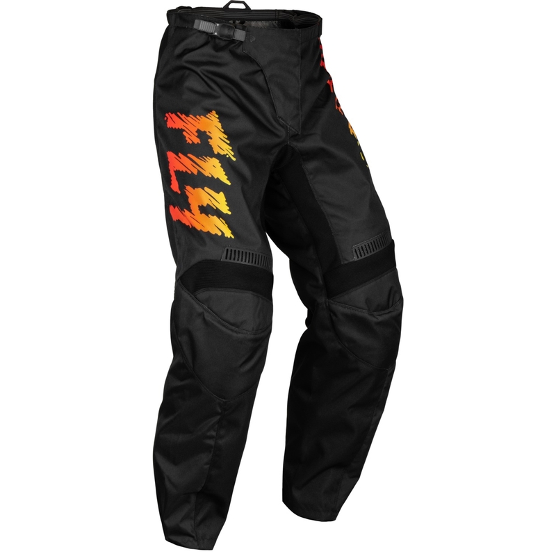 Dětské motokrosové kalhoty FLY Racing F-16 2024 černo-žluto-oranžové rasprodaja