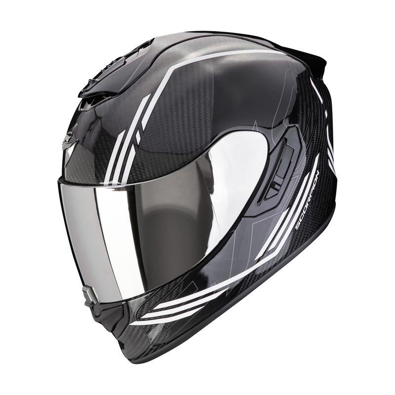 Scorpion EXO-1400 EVO II CARBON AIR REIKA kaciga za motocikle s punim licem, crno-bijela rasprodaja