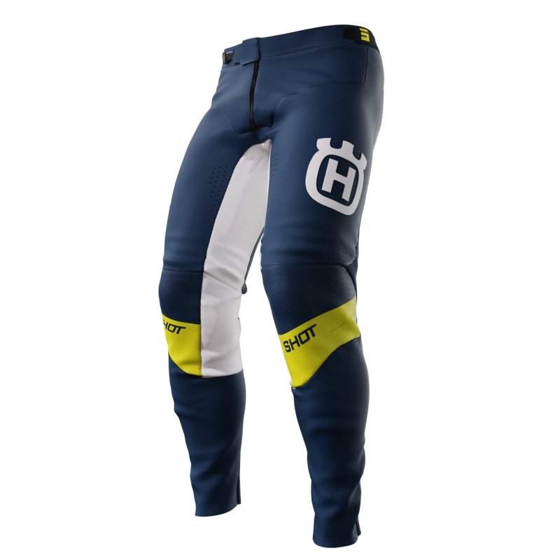 Motocross hlače Shot Aerolite Husqvarna LE plave boje rasprodaja