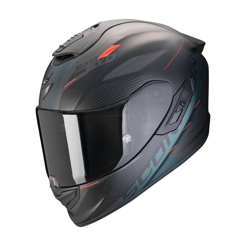 Scorpion EXO-1400 EVO II AIR LUMA integralna motociklistička kaciga mat crno-zelena rasprodaja