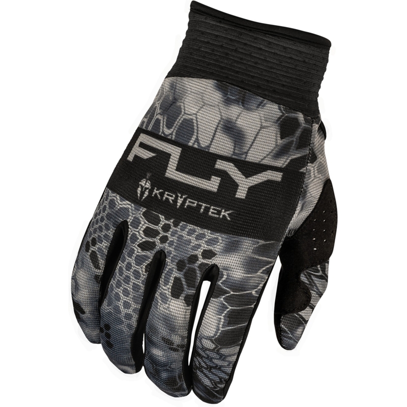 Motocross rukavice FLY Racing F-16 Kryptek 2024 sivo-crne