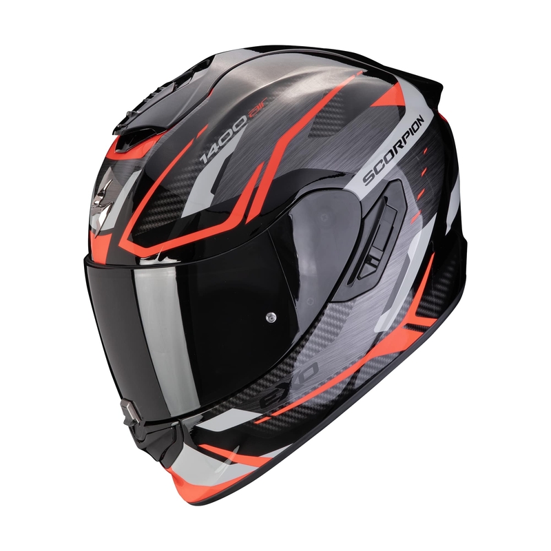 Scorpion EXO-1400 EVO II AIR ACCORD integralna motociklistička kaciga sivo-crvena rasprodaja