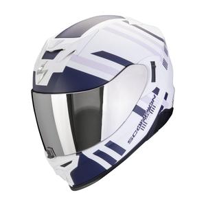 Integrální helma na motorku Scorpion EXO-520 EVO AIR BANSHEE matná bílo-modro-fialová