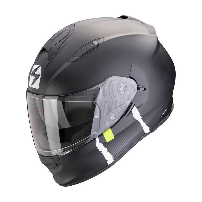 Scorpion EXO-491 CODE motociklistička kaciga za cijelo lice mat crno-srebrna rasprodaja