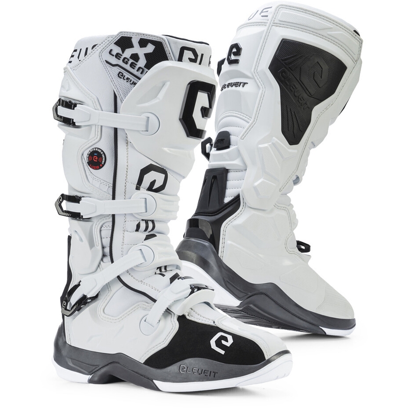 Eleveit X-Legend motociklističke čizme bijele boje