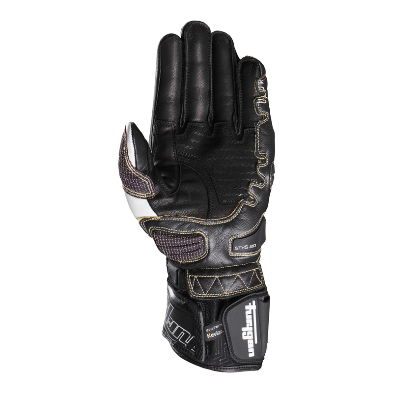 Furygan Styg 20 x Kevlar moto rukavice bijelo-crne