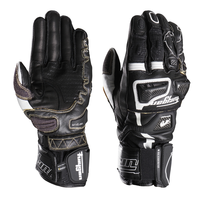Furygan Styg 20 x Kevlar moto rukavice bijelo-crne