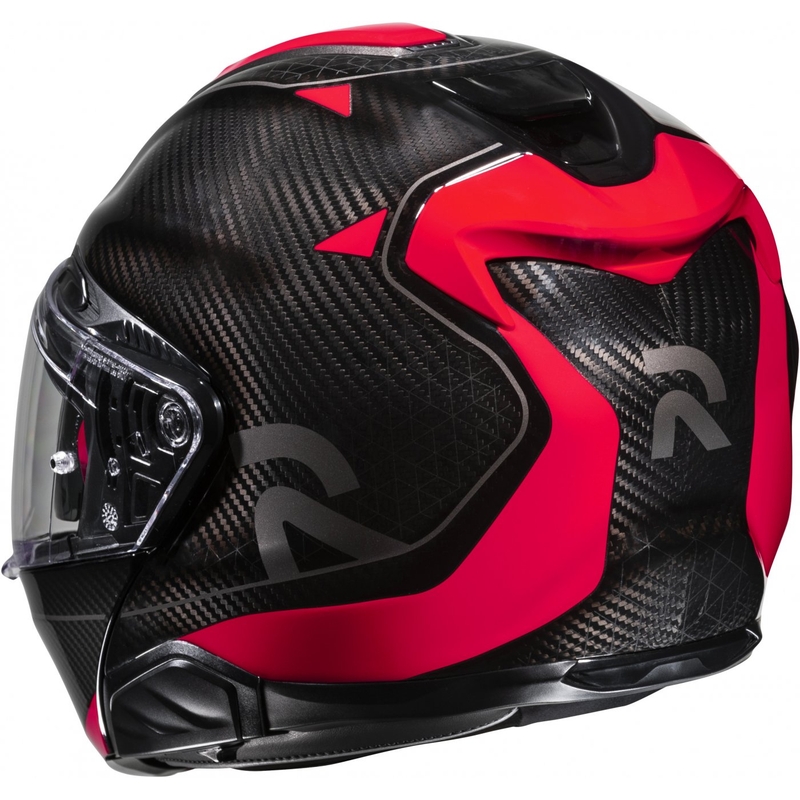 Motociklistička kaciga na preklop HJC RPHA 91 CARBON Noela MC1 crno-crvena rasprodaja