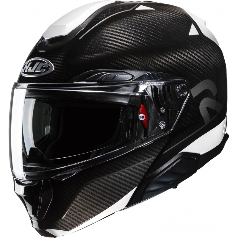 Motociklistička kaciga na preklop HJC RPHA 91 CARBON Noela MC5 crno-bijela