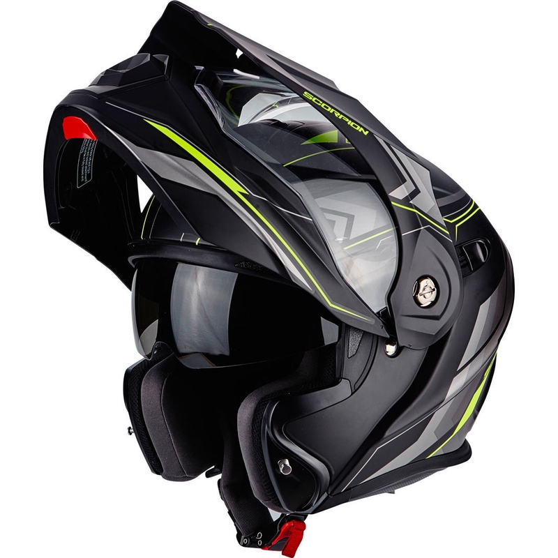 Scorpion ADX-1 Anima Flip Up Enduro kaciga Black Matte-Fluo Yellow rasprodaja