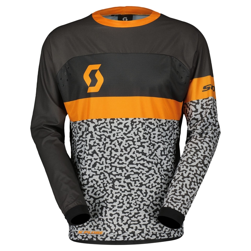 Motokros dres Scott X-PLORE SWAP sivo-narančasti