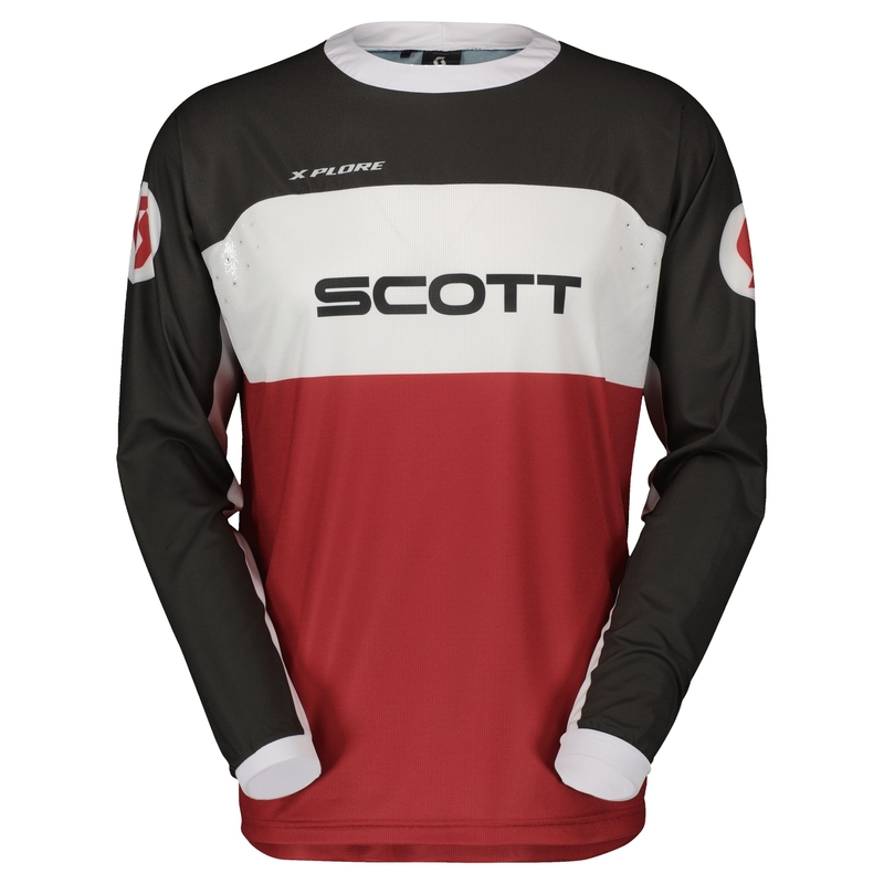 Scott X-PLORE SWAP motokros dres crveno-crni