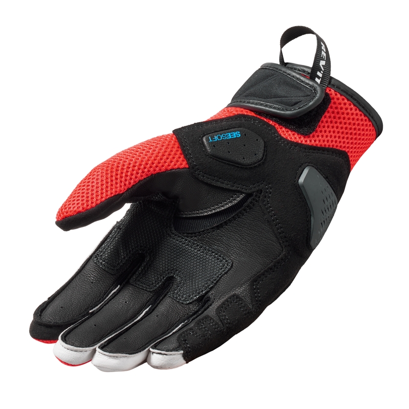 Revit Ritmo motociklističke rukavice crno-fluo crvene