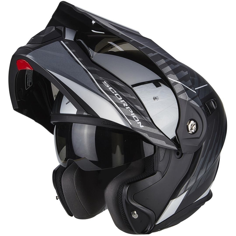 Scorpion ADX-1 Dual Flip Up Enduro kaciga Mat crno-srebrna rasprodaja