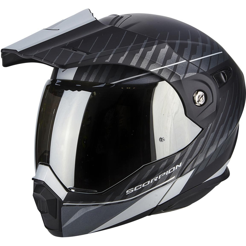 Scorpion ADX-1 Dual Flip Up Enduro kaciga Mat crno-srebrna rasprodaja