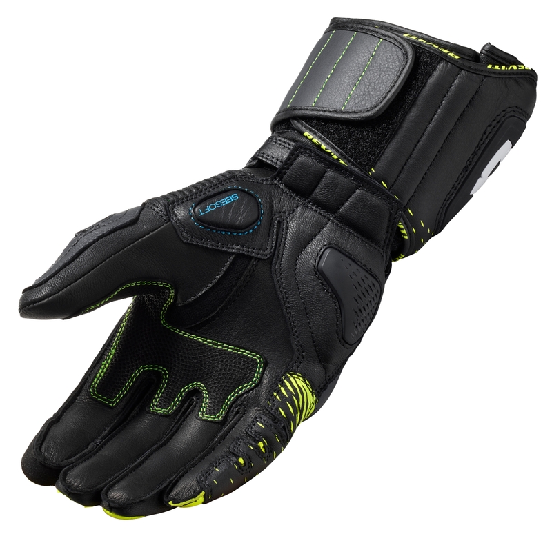 Revit Control moto rukavice crno-fluo žute