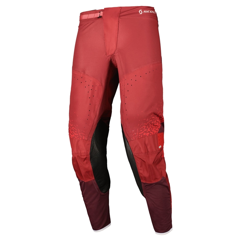Scott PODIUM PRO motokros hlače crveno-sive