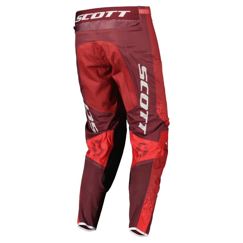 Scott PODIUM PRO motokros hlače crveno-sive