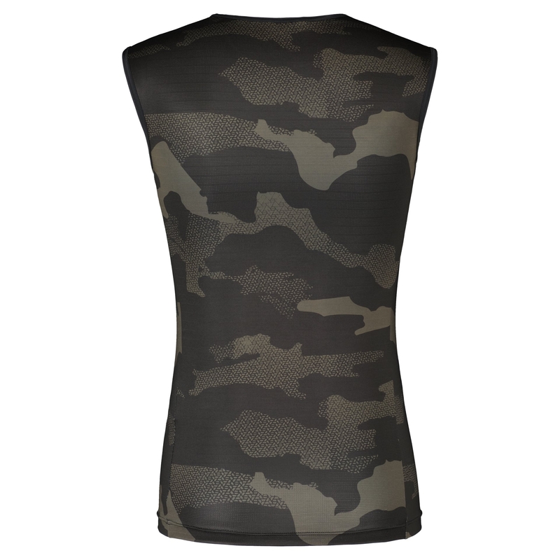 Termo majica bez rukava Scott UNDERWEAR CARBON crno-siva