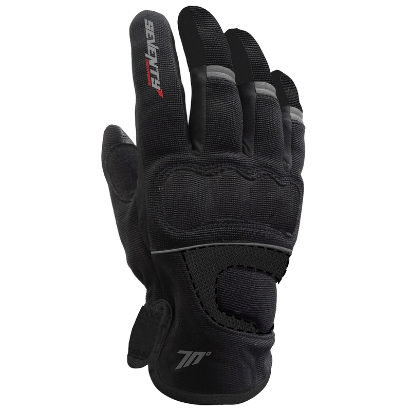 Ženske motorističke rukavice SEVENTY DEGREES SD-C45 crne
