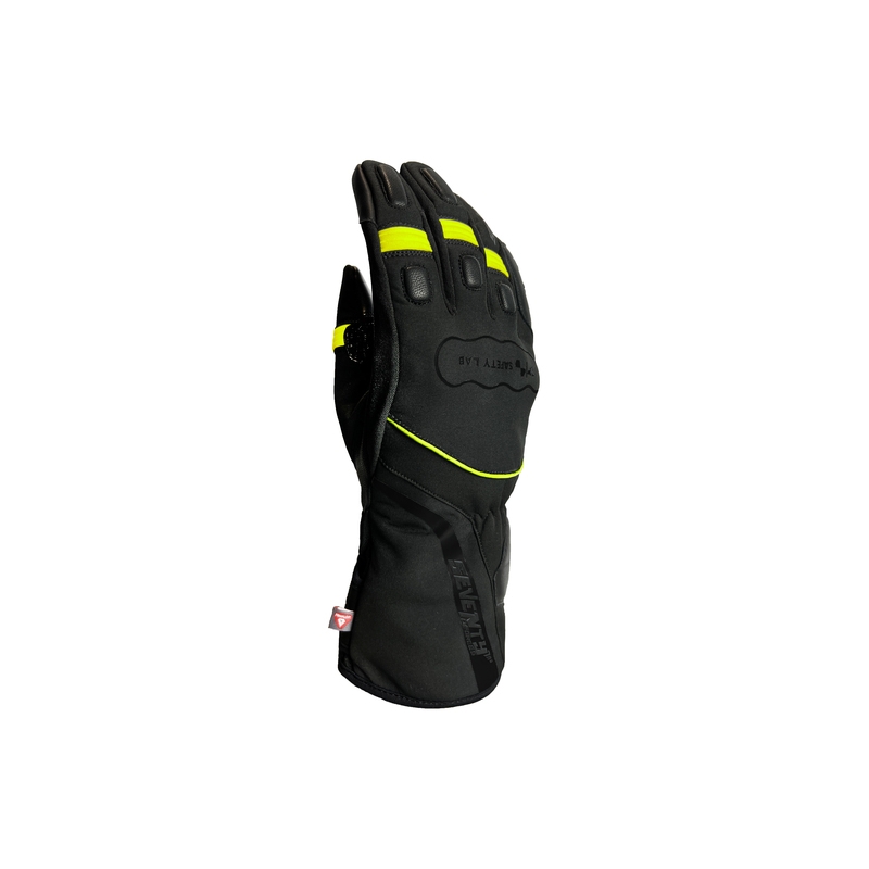 Moto rukavice SEVENTY DEGREES SD-T7 crno-fluo žute