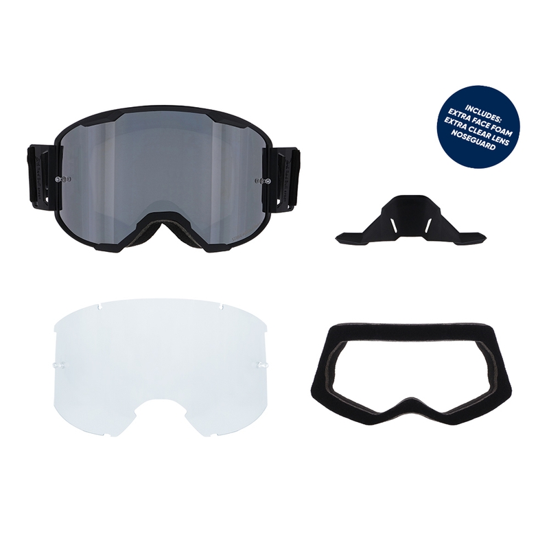 Red Bull Spect STRIVE S motokros naočale crne s dimljenim staklom
