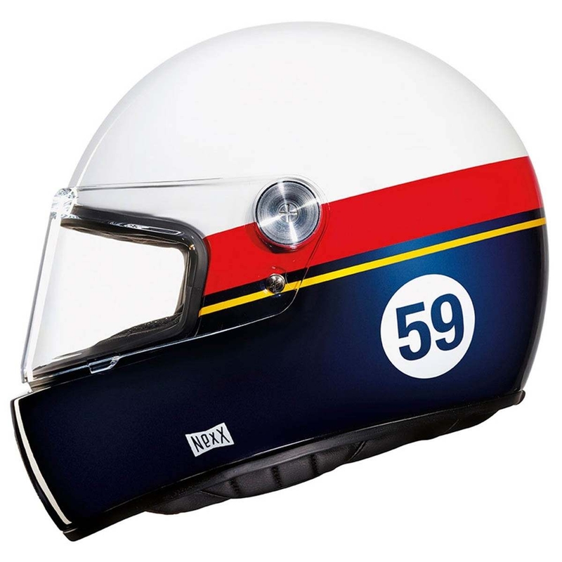 Integralna motoristička kaciga Nexx X.G100R bijelo-crveno-plava rasprodaja