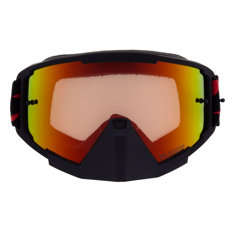 Red Bull Spect WHIP motokros naočale crne s crveno-žutim staklom