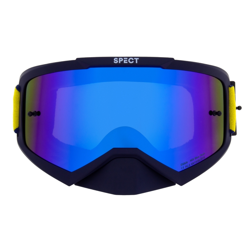 Red Bull Spect EVAN motokros naočale tamnoplave s plavim staklima