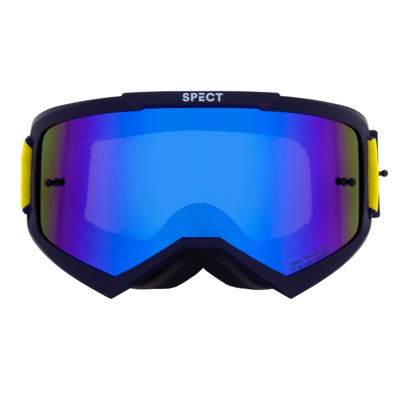 Red Bull Spect EVAN motokros naočale tamnoplave s plavim staklima