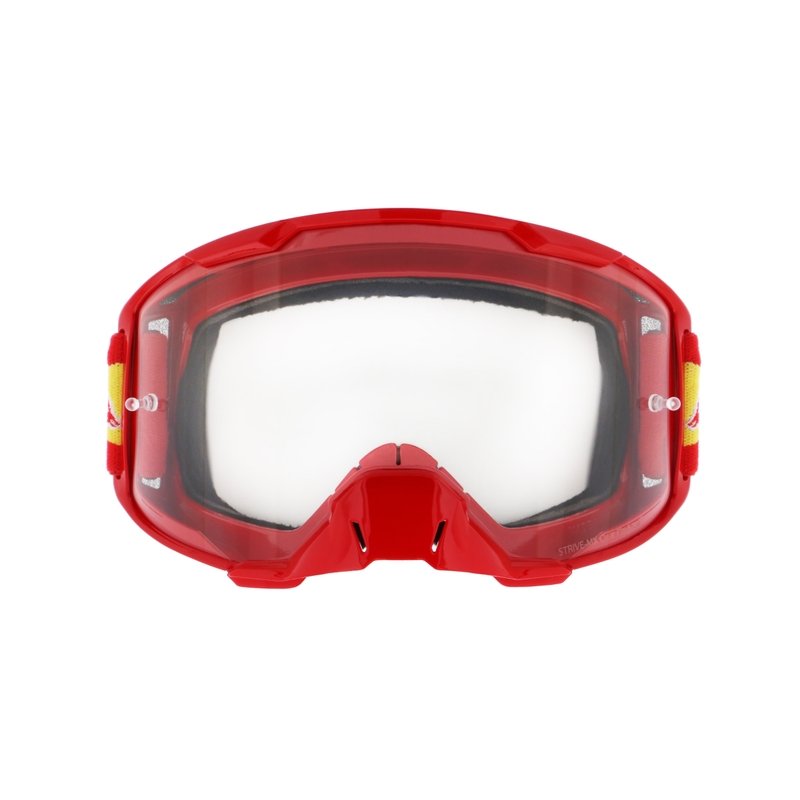 Red Bull Spect STRIVE S motokros naočale crvene boje s prozirnim staklima
