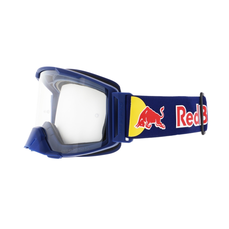Red Bull Spect STRIVE S motokros naočale tamnoplave boje s prozirnim staklima