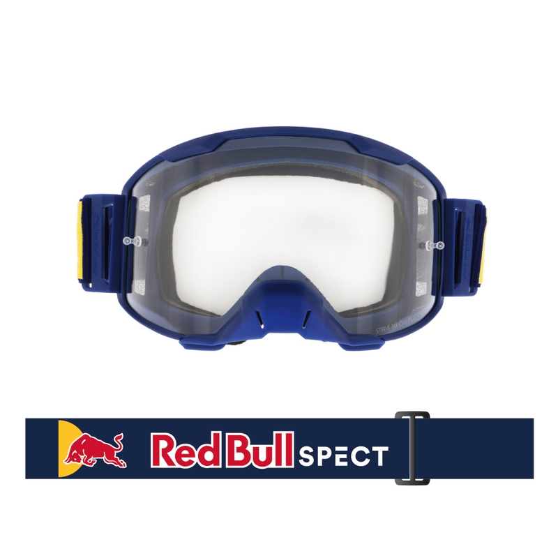 Red Bull Spect STRIVE S motokros naočale tamnoplave boje s prozirnim staklima