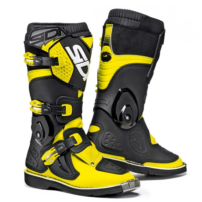 Sidi Flame dječje motokros čizme fluo žuto-crne