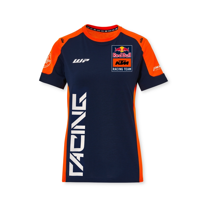 KTM Replica Team ženska majica kratkih rukava plavo-narančasta