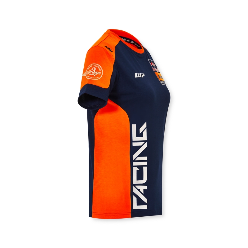 KTM Replica Team ženska majica kratkih rukava plavo-narančasta