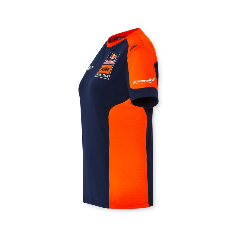 KTM Replica Team ženska majica kratkih rukava plavo-narančasta
