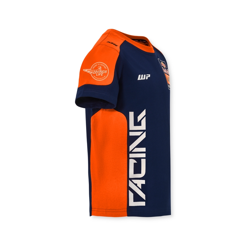KTM Replika Team Dječja majica kratkih rukava plavo-narančasta