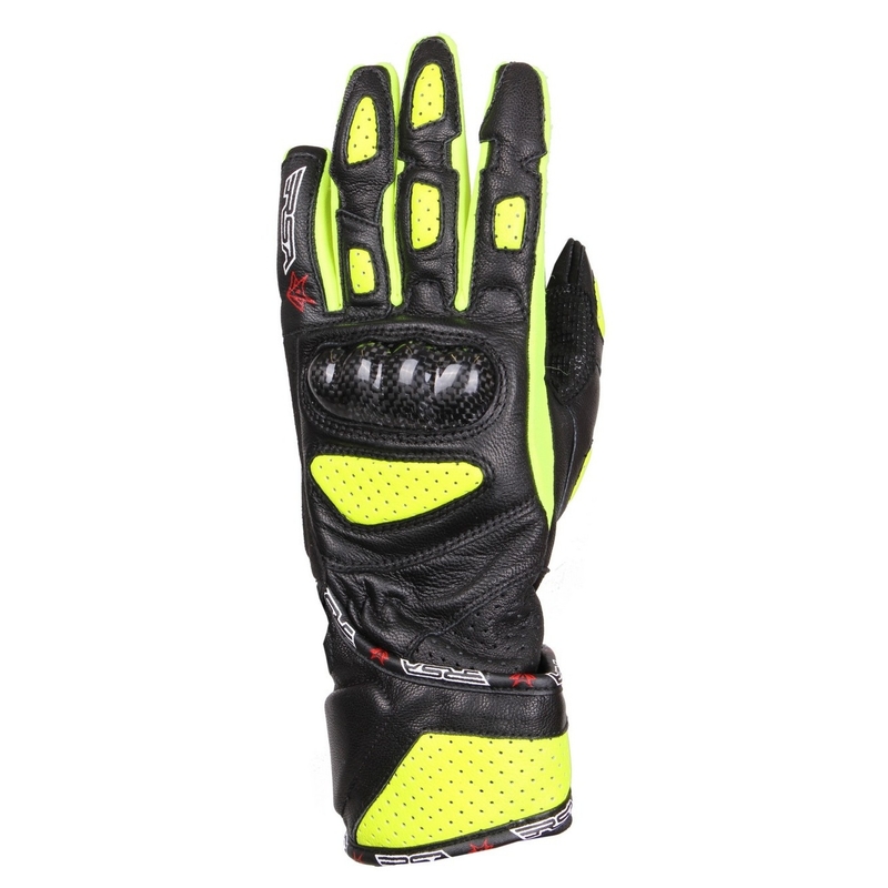 Ženskih motorističkih rukavica RSA RX-1 crno-fluo žute rasprodaja